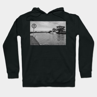 Speed limit on the Norfolk Broads Hoodie